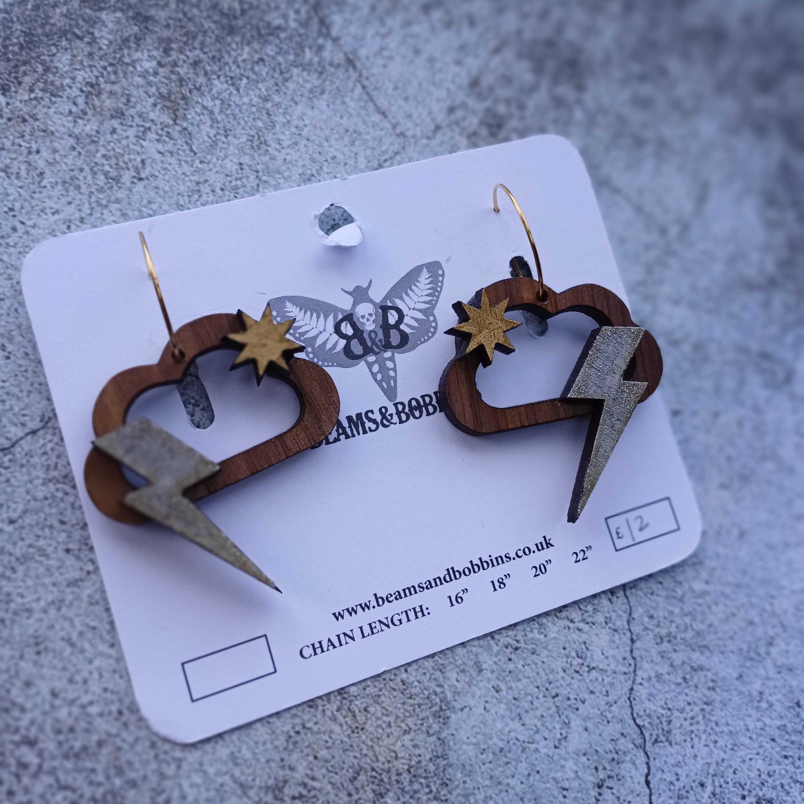 Thundercloud Earrings